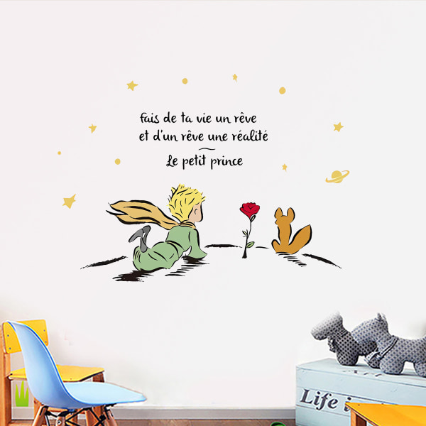 The Little Prince Wall Sticker Wall Stickers Quotes Make Your Lif