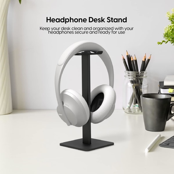 Hodetelefonstativholder - Skrivebordsstativ for hodesett og bord