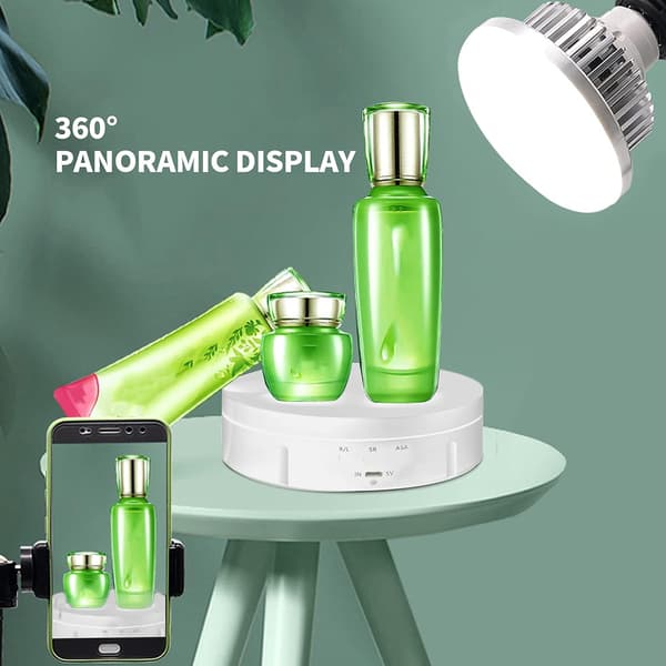 Elektrisk dreieskive, 146mm smart elektrisk roterende displaystativ,