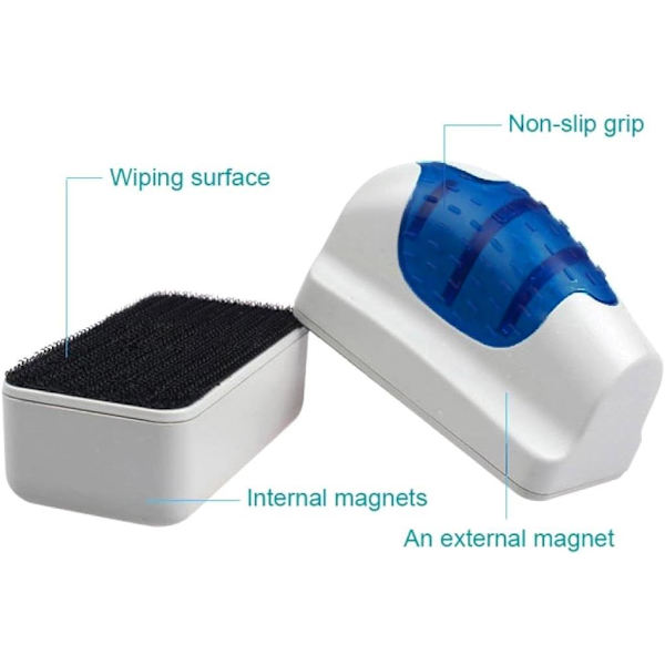 Magnetisk algeskraber, akvariemagnetrenser, rengøringsskrubber