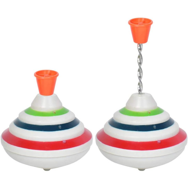 Snurrande topp leksak med LED och musik Peg-top hand spinner Gyro leksak