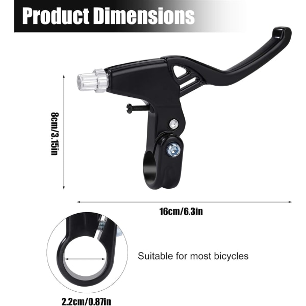 All-aluminum Alloy Bicycle Brake Levers Handlebar Brake Lever for