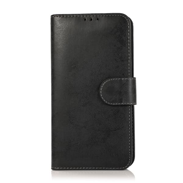 iPhone 12 Pro Max etui, pung etui til kvinder mænd, foldbar PU-læder