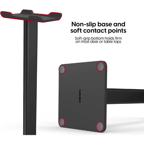 Hodetelefonstativholder - Skrivebordsstativ for hodesett og bord