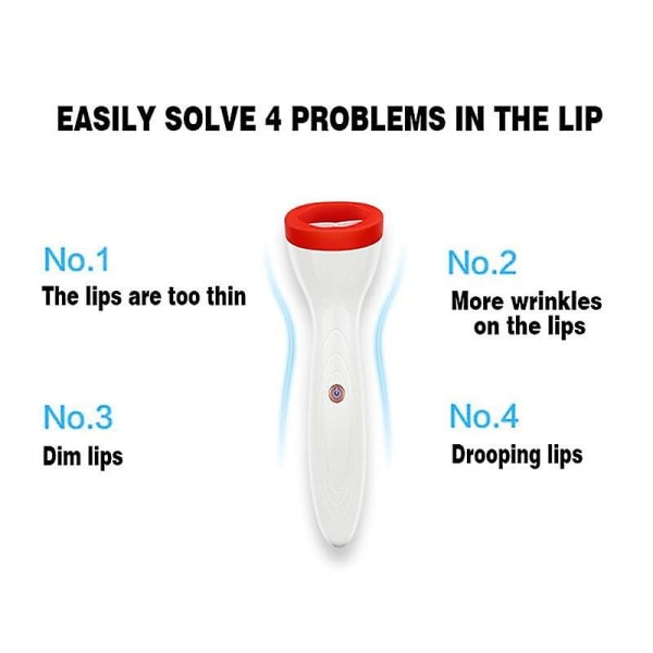 Silikon Lip Plumper Device Electric Lip Plump Enhancer Care Tool