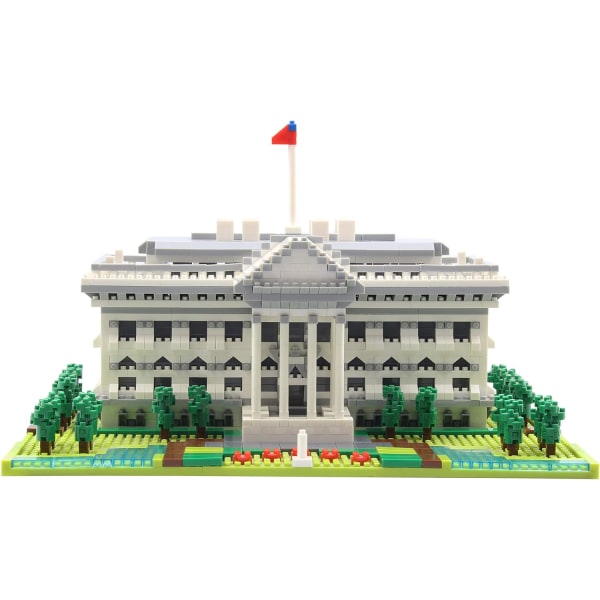 Architecture The White House Micro Mini Blocks Set, World Famous