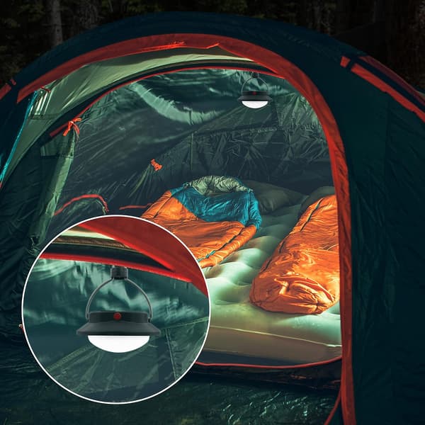 Ultra Bright 60 LED Bærbar Telt Campinglampe med Krog Fuld af