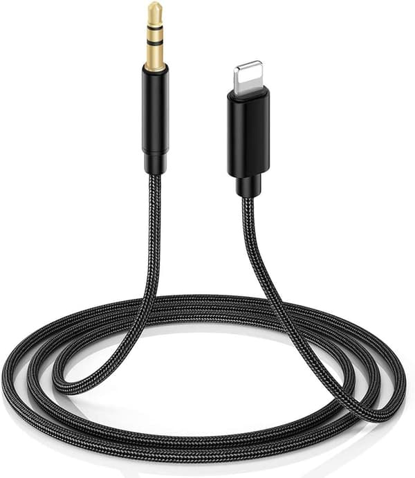 3,5 mm han-jack auxiliary bilkabeladapter, bilradio, højttaler,