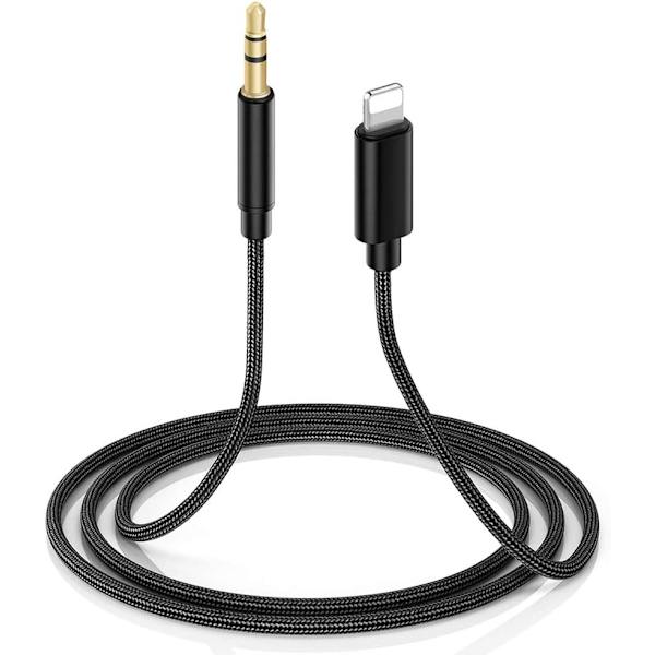 3,5 mm hann-til-hunn AUX-bilkabeladapter, bilradio, høyttaler,