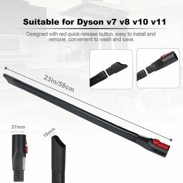 Flexibelt munstycke för Dyson V8 V7 V10 V11 V15 dammsugare