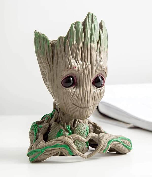 Groot Blomsterpotte, Hjerteformet Groot Blomsterpotte, Sukkulent Blomster