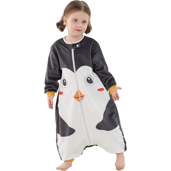 Baby Sovepose Sekk Lang Ermet med Fødder Vinter Swaddle Weara