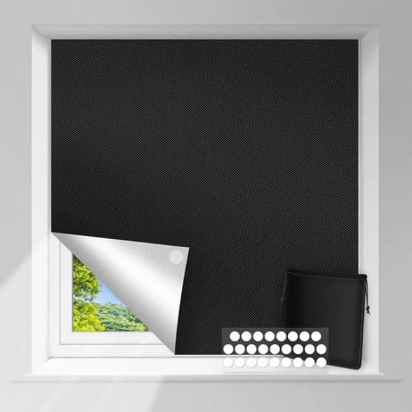 150*200cm blackout stoff solbeskyttelse solbeskyttelse 100% blac