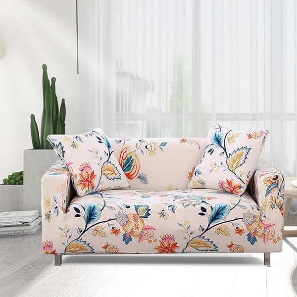Stretchiga sofföverdrag Tryckta sofföverdrag Loveseat överdrag för 2