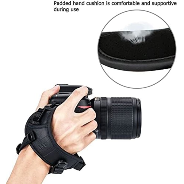 JJC DSLR-kameran kahvahihna Arca Swiss -tyyppisellä levyllä Canon E:lle