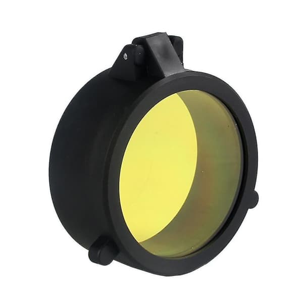 59mm Transparent Rifle Scope Lens Cover Flip Up Quick Spring Prot