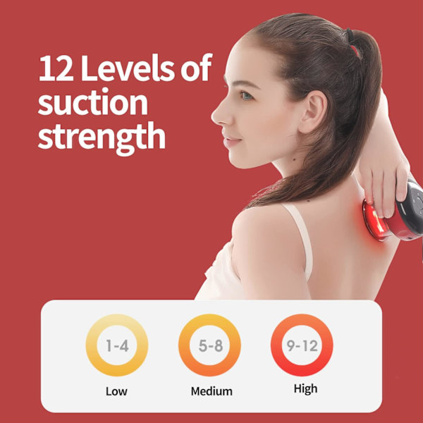 Smart Dynamisk Cupping Terapi Sæt, Cellulite Massager 3 i 1 Vacu