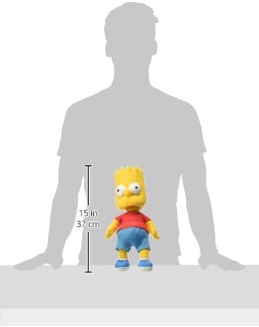 United Labels - Plysj - Simpson Bart - 38 Cm