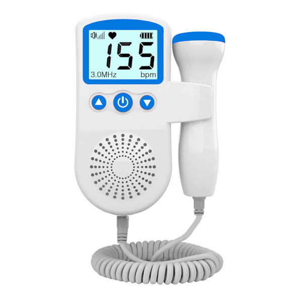 Hjerterytmemonitor, Baby Hjerterytmemonitor Graviditetsdoppler for Hjem Enkel å Bruke
