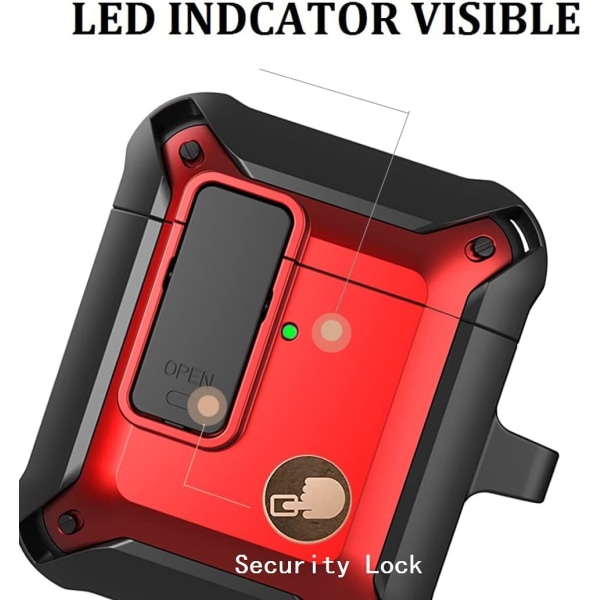 Airpods Cover Cover, [Secure Lock] AirPod Protective Case Mænd Kvinder