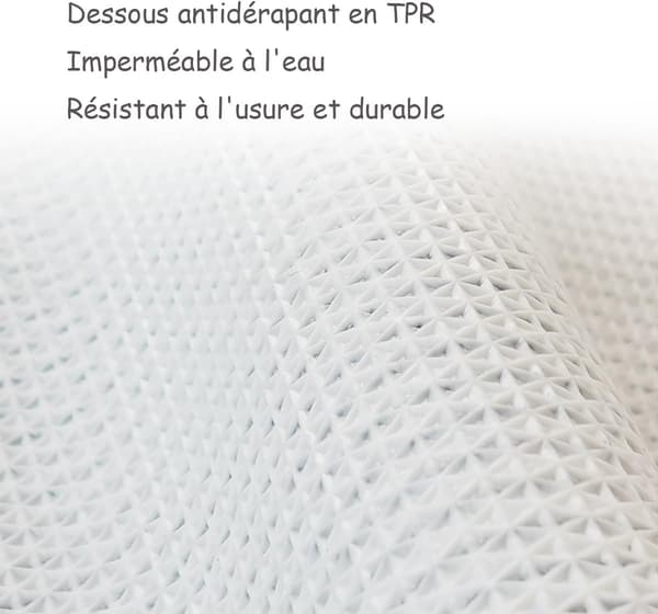 (Grå, 50 x 80 cm) Sklisikker badematte superabsorberende baderomsmatte,