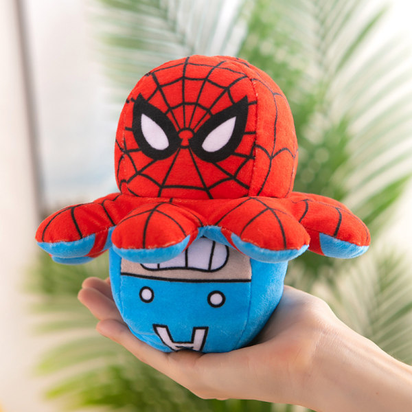 20cm Flip Octopus Avengers Plyschdocka (Spiderman)