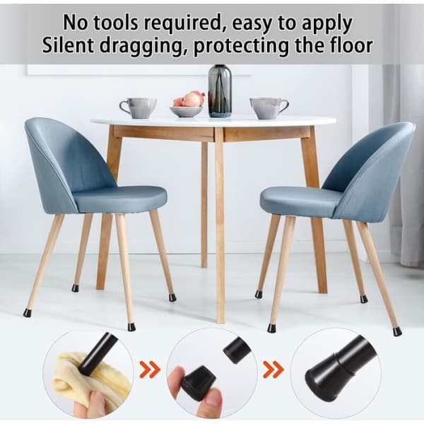 20 stk. stoleben, elastisk stoleglide, filt stolebenbeskyttelse,