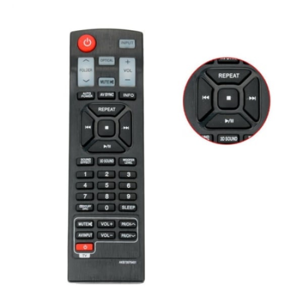Passer til LG lydfjernkontroll AKB73575421 SOUNDBAR NB3530A
