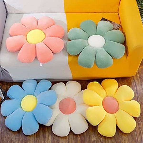40 cm grön blommig golvkudde - sittdyna, söt rumsdekor fo