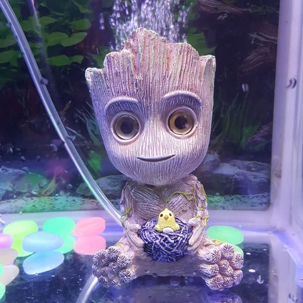 Akvarium Groot luftbobler stein dekorasjoner - med 2m standard T