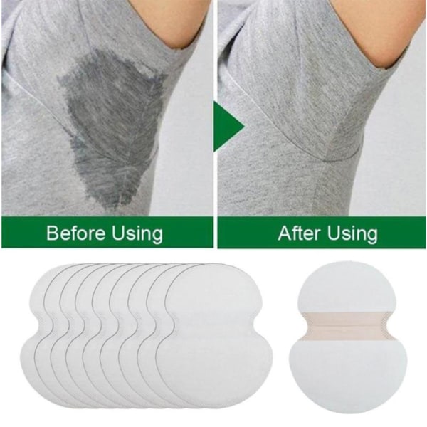 Svettdynor under armarna, för kvinnor och män 【100 förpackningar】, Premium Sweat