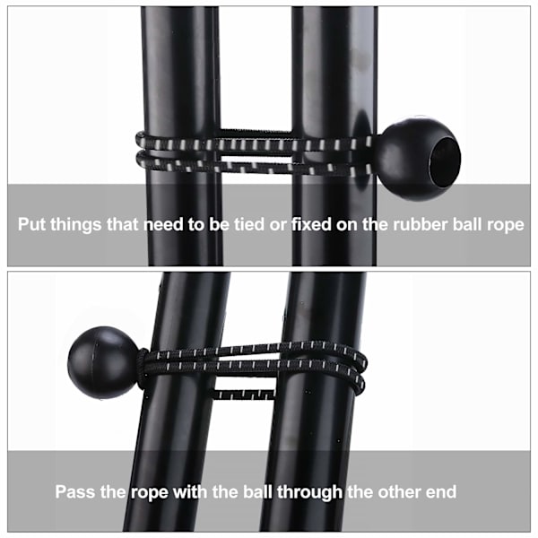 20 stk gummistrekker med ball, 6 stk x 10 cm + 8 stk x 15 cm + 6 stk x 20 cm
