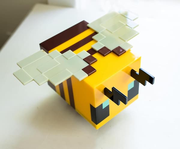 Figural Yellow Bee LED Mood Light - Bordlampe til natbord -