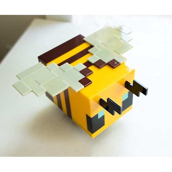 Figural Yellow Bee LED Mood Light - Sengesidebordslampe til skrivebord -