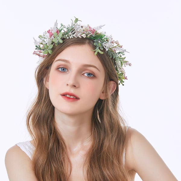 Blomsterkrans krans blomsterkrans hårband hårkrans