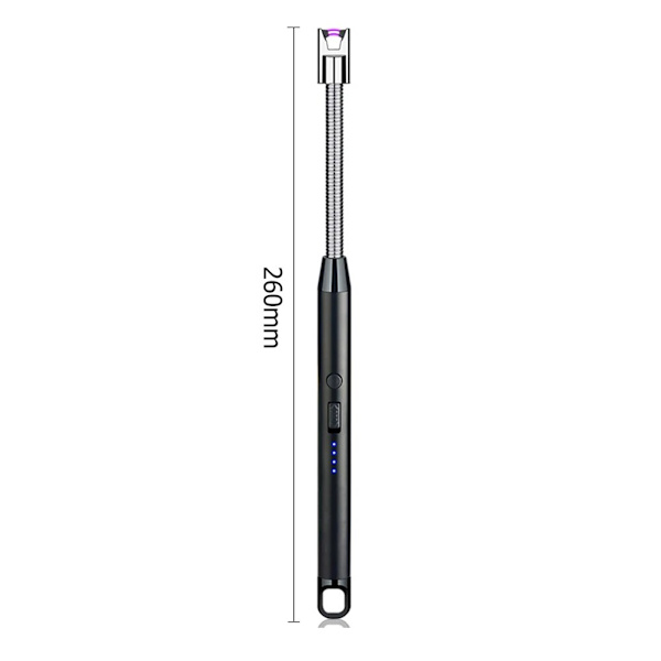 360° Elektrisk buegrill lighter USB vindtett flammefri plasma tenner