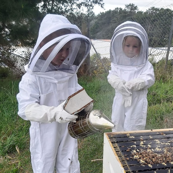 biavlstøj, beskyttende biavlsbeklædning til børn -