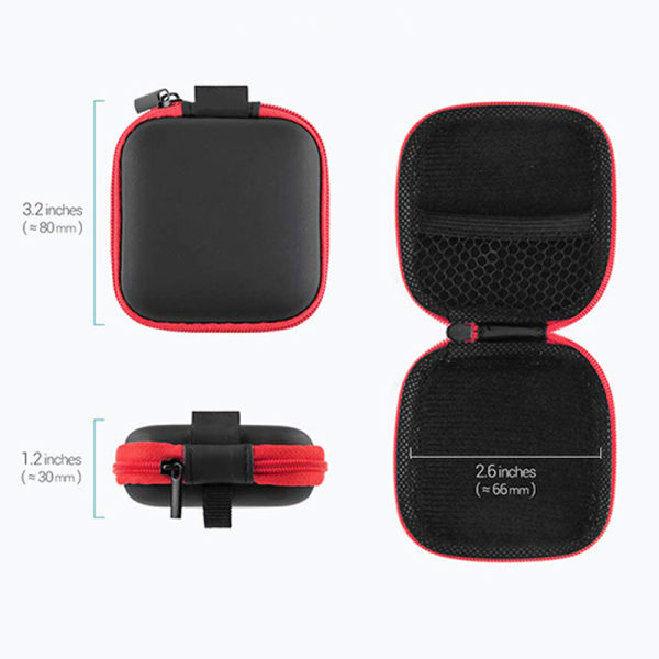 Öronproppsfodral, 【2-pack】 Bärbar liten öronsnäcksfodral för förvaring