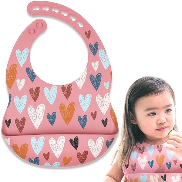 Silicone Bibs for Babies | Comfy Waterproof Bibs for Girls and Bo