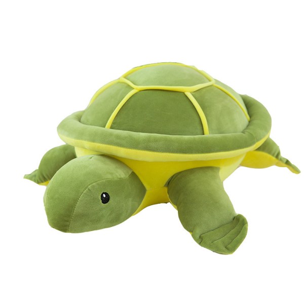 35 cm mjuk sköldpadda plyschleksak, liggande sköldpaddsdocka, stor sköldpaddsdocka,