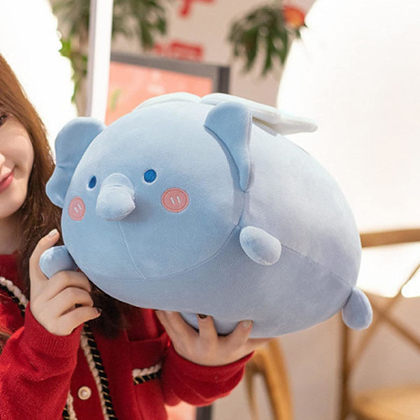 Sød Elefant Plys Pude Kawaii Plysdyr Udstoppet Dyr Legetøj Gave