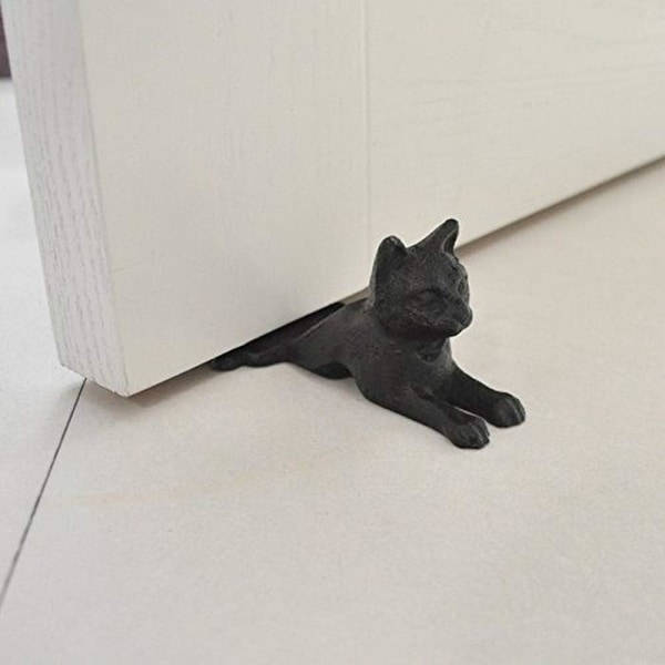 Cast Iron Door Stop Premium Cast Iron Door Stopper -Dog Polished