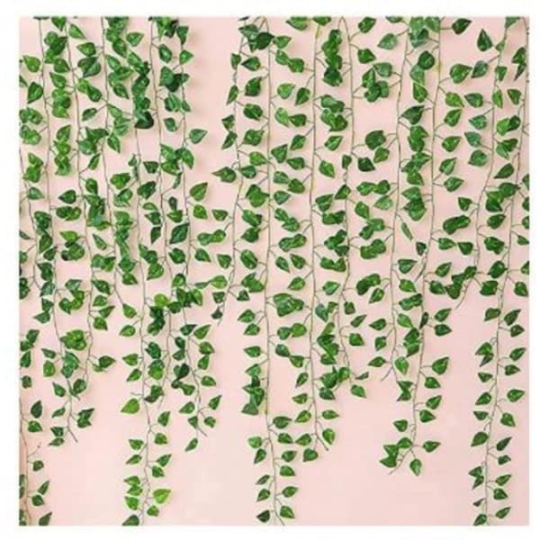 12 kpl (2,4 metriä) Teko Ivy Leaf Kasvit Teko