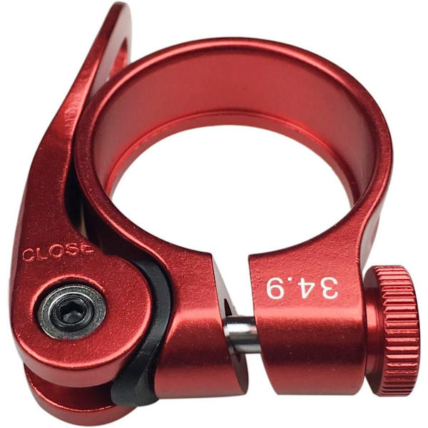 Cykelsaddelklemme Aluminium Hurtigudløser Sadelpindsklemme MTB 34.