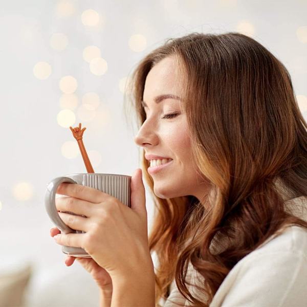 5 infuuserin pakkaus Tee-infuuserisuodatin Diffuuseri Teesiivilä Käsi