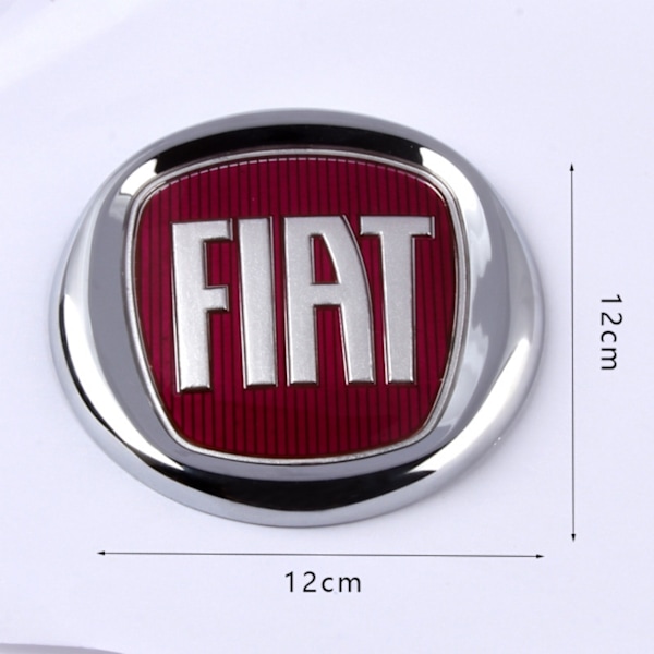 Lämplig för Fiat 500 frontlogotyp FIAT front stötfångargaller emblem F