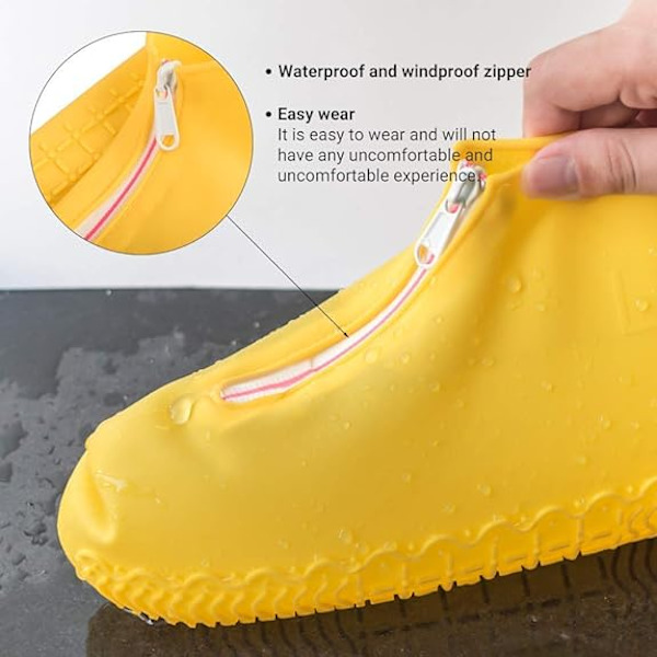 Kengänsuojat Kengänpäälliset Rain Galoshes Vedenpitävät kengänsuojat, R