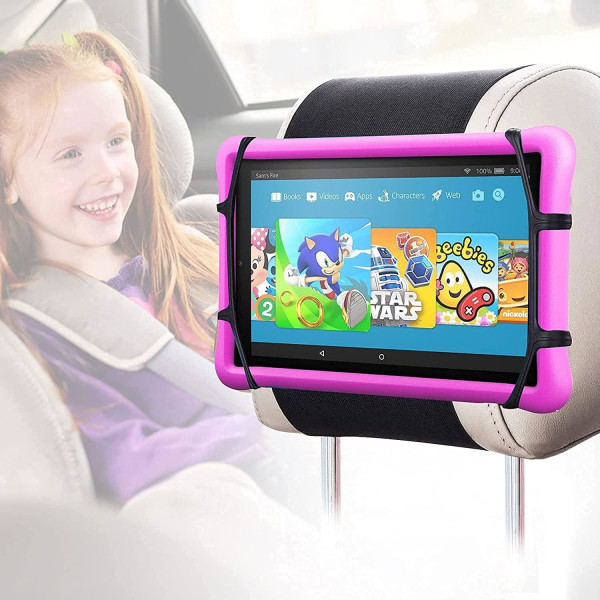 Bil Tablet Holder, Silikon Bil Nakkestøtte Holder, Universal Car Ta