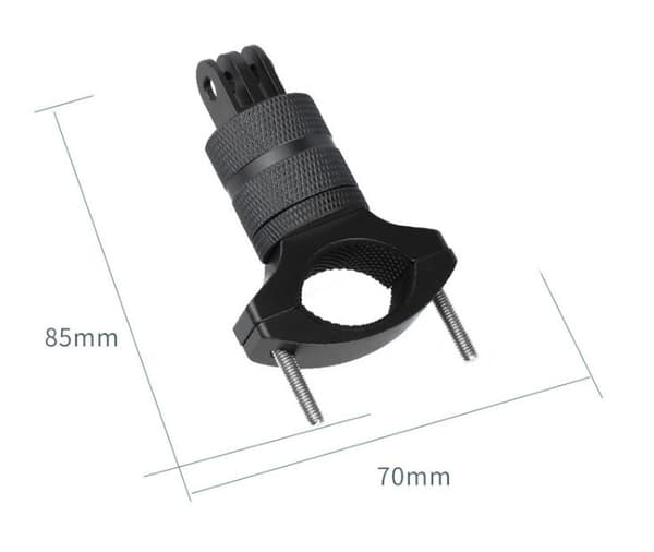 Sykkelmontering, sykkelkamera styreadapter i aluminium 360 grader