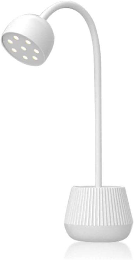 1 stk. Hvid (Plug Play) Mini UV/LED Neglelampe til Negle Tørring, 8 Li
